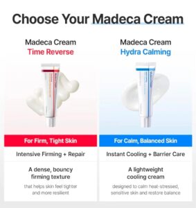 Centellian24 Madeca Cream Hydra Calming (blå) giver beroligende, let pleje til en rolig og afbalanceret hud - ideel til dem, der ønsker lindring af irriteret eller følsom hud.